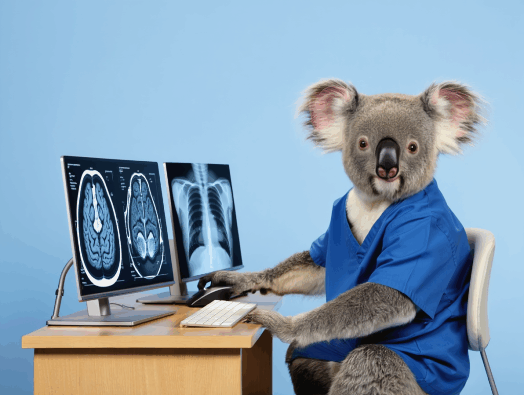 The Koala in the Reading Room