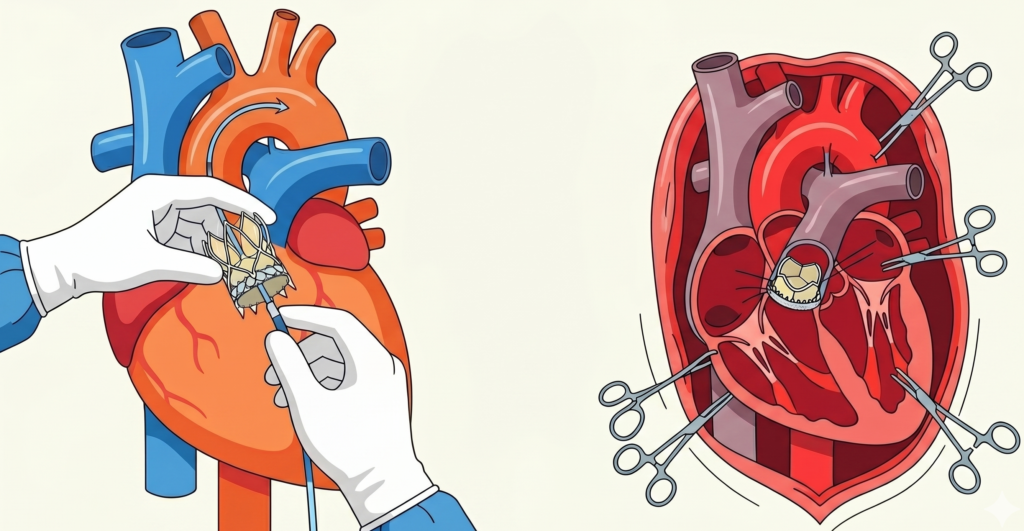 TAVR vs. SAVR: Navigating Choice, Predicting Outcomes