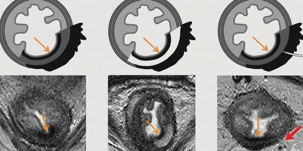 The Thin Black Line—Split Scar Sign on Rectal MRI